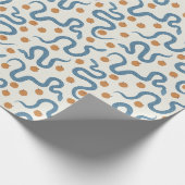 slangen en appels cadeaupapier (Hoek)