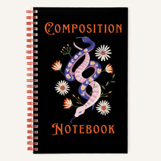 Slangen en bloemen notitieboek