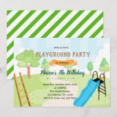 Slangen en ladders verjaardagsfeest uitnodiging (Voorkant / Achterkant)