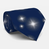 Slangen op donkerblauw stropdas (Opgerold)