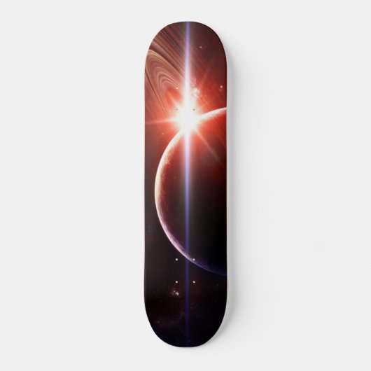 "Slangen Saturnus" Skateboard (Voorkant)
