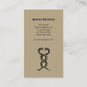 Slangen Visitekaartje (Achterkant)