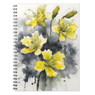 Slangenbloem - Waterverf bloemen Notitieboek