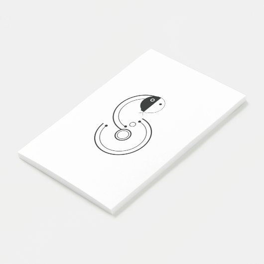 Slangenbord Post-it® Notes (Schuin)