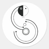 Slangendierenriem ronde sticker (Voorkant)