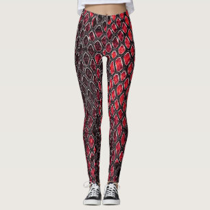 Slangenhuid: abstracte achtergrond. leggings