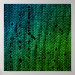 slangenhuid, dierlijke kunstPrints Poster