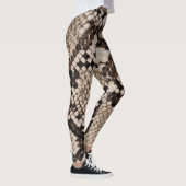 Slangenhuid: gestructureerde achtergrond. leggings (Rechts)