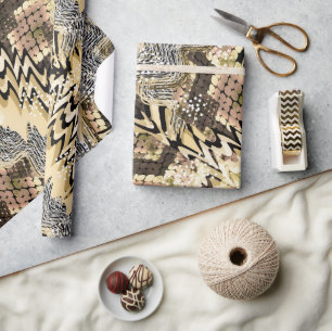 Slangenhuid, tijger cadeaupapier