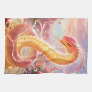 Slangenjaar 2025: geluk en voorspoed omarmen theedoek