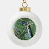 Slangenkop Keramische Bal Ornament (Voorkant)