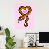 Slangenliefde Poster (Thuiskantoor)