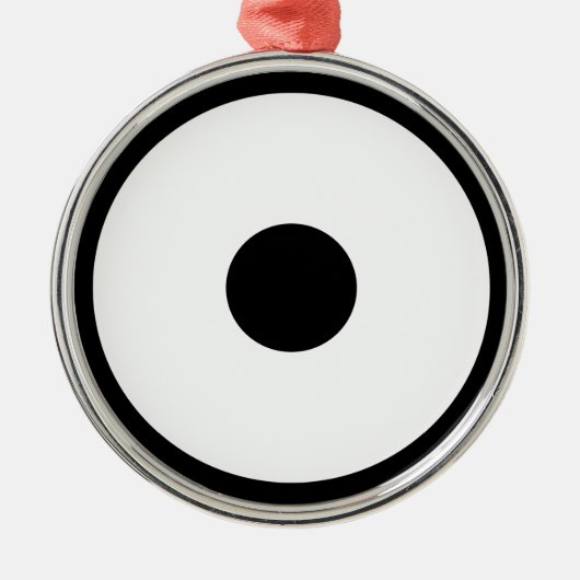 slangenoog metalen ornament (Voorkant)