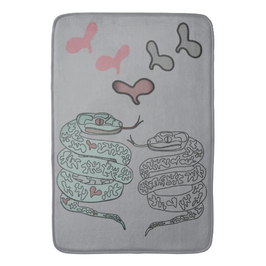 Slangenprint Badmat (Voorkant Verticaal)