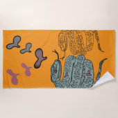 Slangenprint Strandlaken (Voorkant)