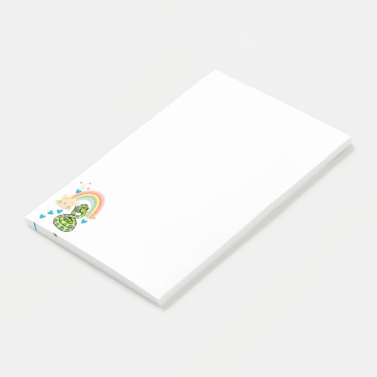 Slangenregenboognotities post-it® notes (Schuin)