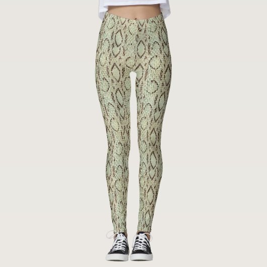 Slangenschoudervel Leggings (Voorkant)