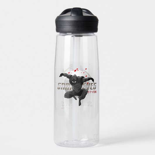 Slangogen Ninja | 740ml Waterfles (Voorkant)