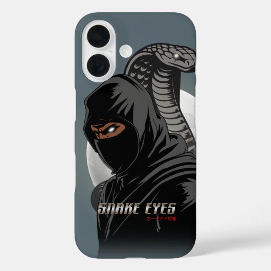 Slangogen Ninja Case-Mate iPhone Case (Achterkant)
