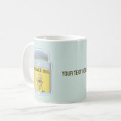 Slangolie alternatieve geneeskunde koffiemok (Voorkant links)