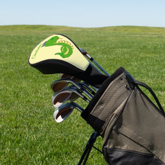 Slangontwerp Golfheadcover (Insitu)