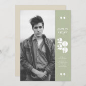 Slank Afstudeerder Afstuderen Aankondiging (Voorkant / Achterkant)