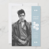 Slank Afstudeerder Afstuderen Aankondiging (Voorkant)