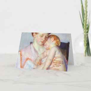 Slank Baby. c. 1910, Mary Cassatt Kaart
