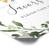 Slank Baby shower voor spaarbedekking Poster (Hoek)