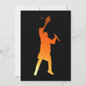 Slank Black Modern Tech Afstuderen Aankondiging (Achterkant)