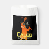 Slank Black Modern Tech Afstuderen Bedankzakje (Voorkant)