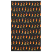 Slank Black Modern Tech Afstuderen Tafelkleed (Voorkant)