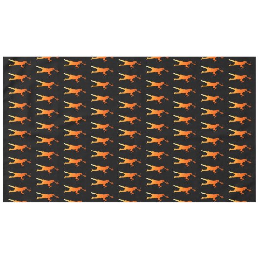 Slank Black Modern Tech Afstuderen Tafelkleed (Voorkant (Horizontaal))