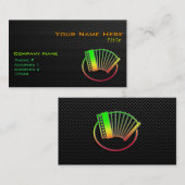 Slank cordion visitekaartje (Voorkant / Achterkant)