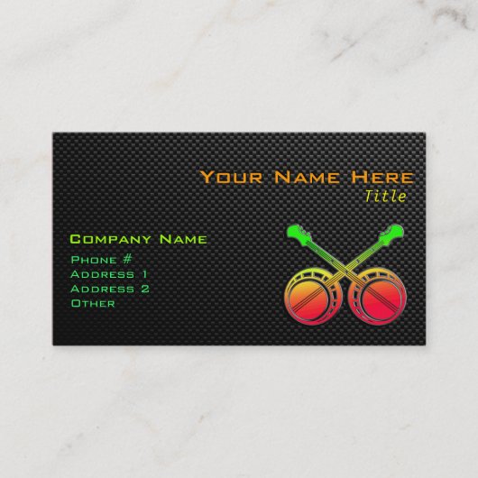 Slank Dueling Banjos Visitekaartje (Voorkant)