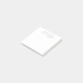 Slank Eenvoudig Wit Modern Professioneel Post-it® Notes (Schuin)
