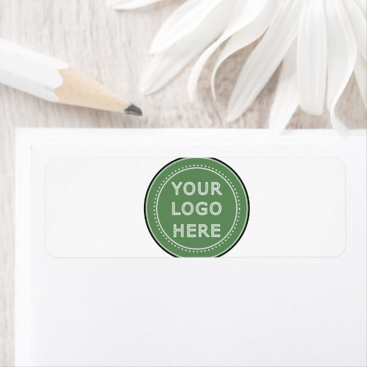 Slank, eigentijds, gepolijst en aanpasbaar. etiket (Insitu)