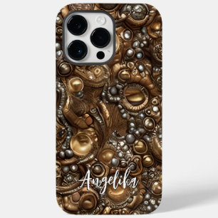 Slank en geavanceerd: modern kunstmatig kunstleder Case-Mate iPhone 14 pro max hoesje