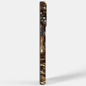 Slank en geavanceerd: modern kunstmatig kunstleder Case-Mate iPhone case (Achterkant / Rechts)