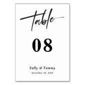 Slank en stijlvol: het ultieme moderne huwelijk kaart (Voorkant)