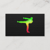 Slank gehuwde kunsten visitekaartje (Achterkant)