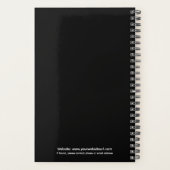 Slank gepersonaliseerd medisch afsprakenboek planner (Achterkant)