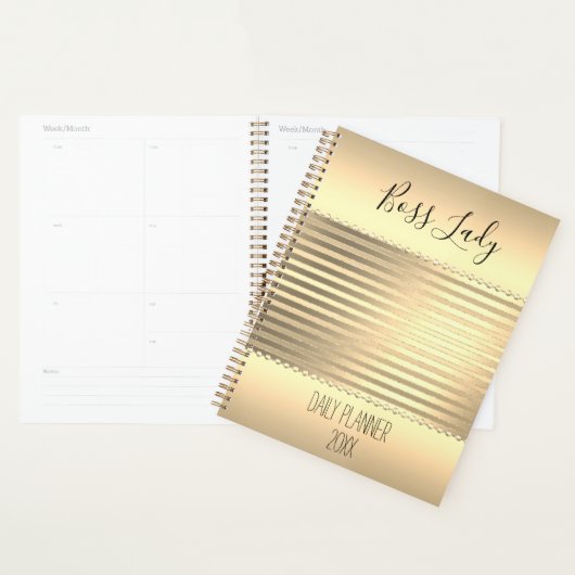 Slank Gold Boss Lady Planner (Display)