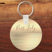 Slank Gold Boss Lady Sleutelhanger (Voorkant)