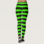 Slank Groen en Zwart Leggings (Achterkant)