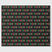 Slank kerstcadeaupapier, zgn. sweater cadeaupapier (Vlak)