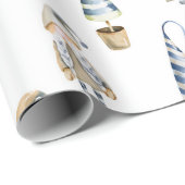 Slank kerstontwerp en stijlvol design met bomen cadeaupapier (Rol Hoek)