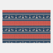 Slank kerstpapier, zgn. Sweater Wrapping Paper (Voorkant 2)