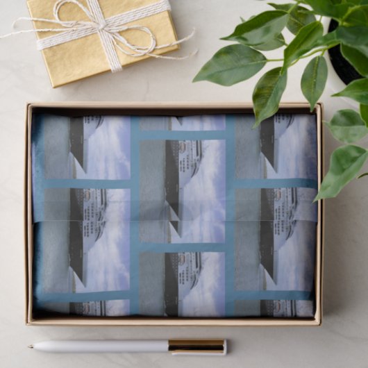 Slank kruisschip tissuepapier (Geschenk)