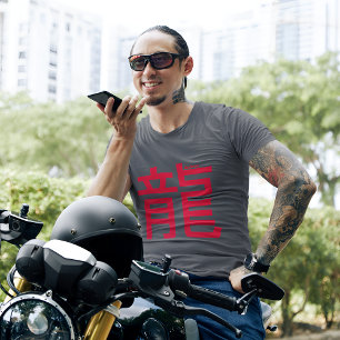 Slank 'Leef fel, leef vrij, leef als een draak' T-shirt